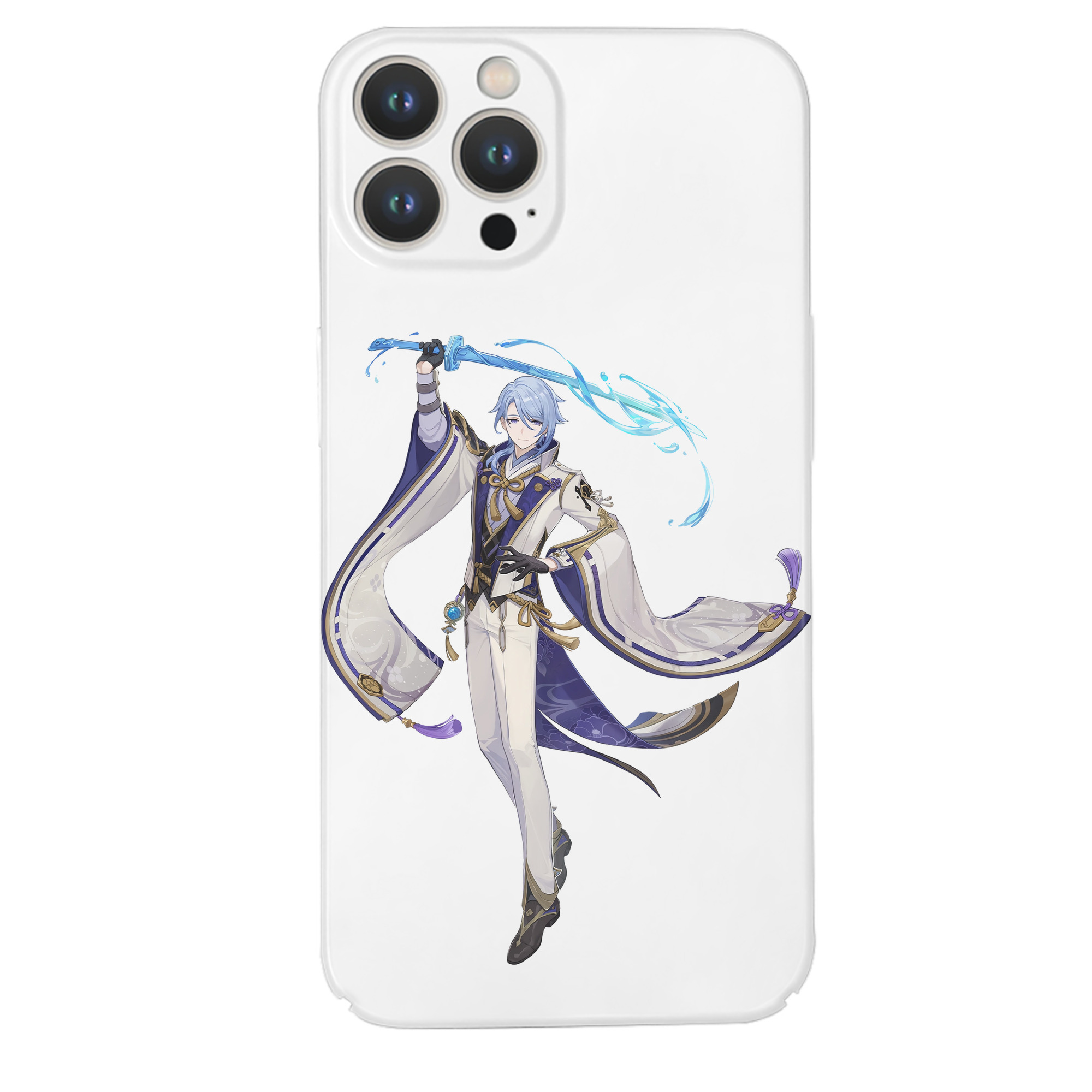 げんし神 神里綾人 かみさとあやと genshin Kamisato Ayato 【iPhone 14シリーズ対応】ハードケース